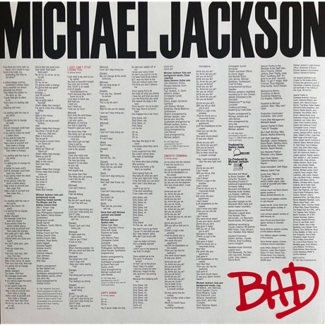 Michael Jackson - Bad (0888751437418) виниловая пластинка - фото 5