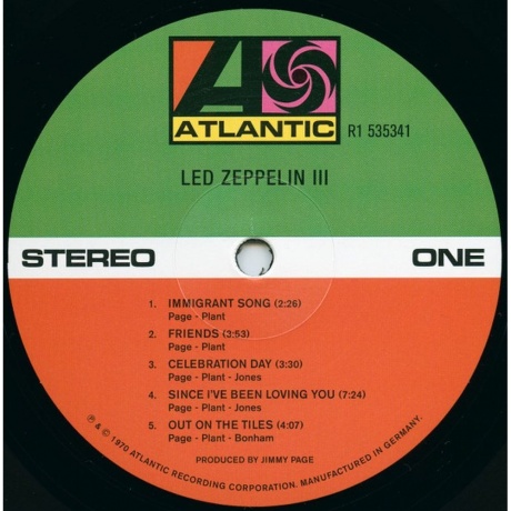 Led Zeppelin - Led Zeppelin III (0081227965761) виниловая пластинка - фото 4