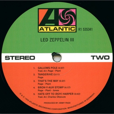 Led Zeppelin - Led Zeppelin III (0081227965761) виниловая пластинка - фото 5