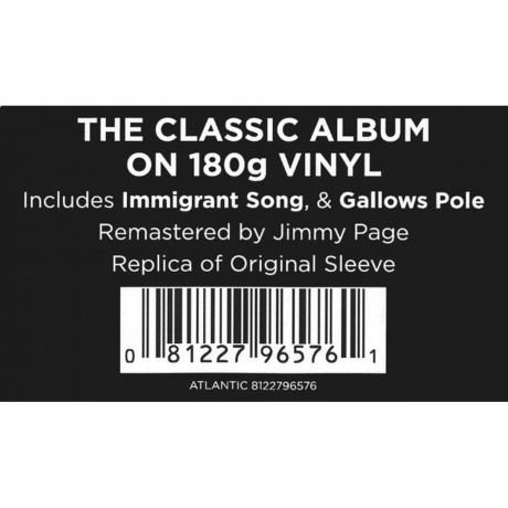 Led Zeppelin - Led Zeppelin III (0081227965761) виниловая пластинка - фото 7