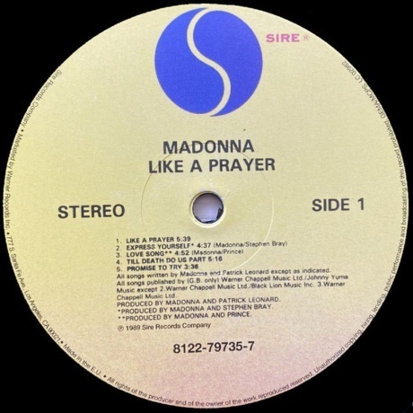 Madonna - Like A Prayer (0081227973575) виниловая пластинка - фото 6