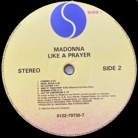 Madonna - Like A Prayer (0081227973575) виниловая пластинка - фото 7