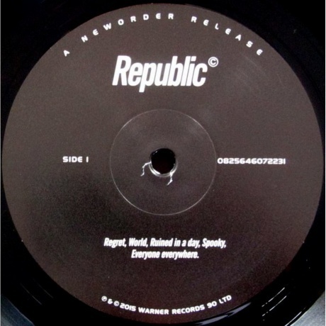 New Order - Republic (0825646072231) виниловая пластинка - фото 3
