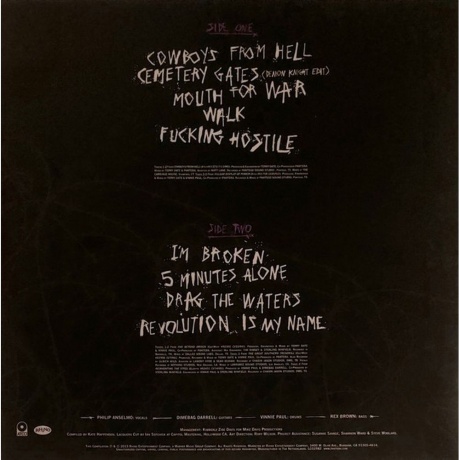 Pantera - History Of Hostility (Silverl) (0081227952228) виниловая пластинка - фото 2