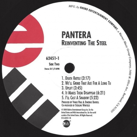Pantera - Reinventing The Steel (0081227974329) виниловая пластинка - фото 4