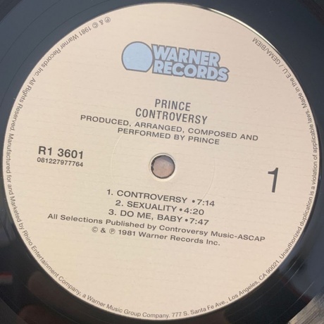 Prince - Controversy (Remastered) (0081227977764) виниловая пластинка - фото 3