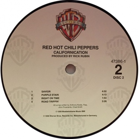 Red Hot Chili Peppers - Californication (0093624738619) виниловая пластинка - фото 6