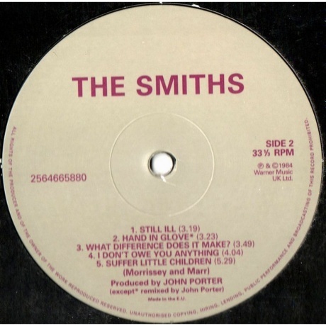 Smiths - The Smiths (0825646658800) виниловая пластинка - фото 4