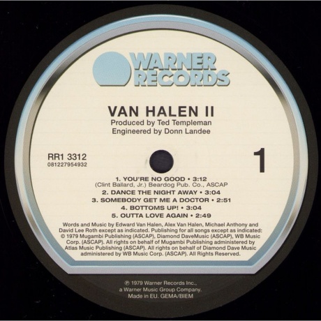 Van Halen - Van Halen II (0081227954932) виниловая пластинка - фото 5