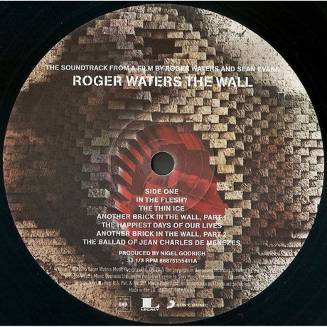 Roger Waters - The Wall (0888751554115) виниловая пластинка - фото 7