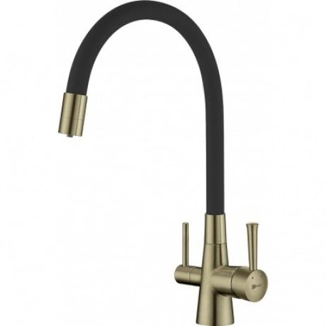 Смеситель Lemark Comfort (LM3075B) для кухни  с подключением к ф...