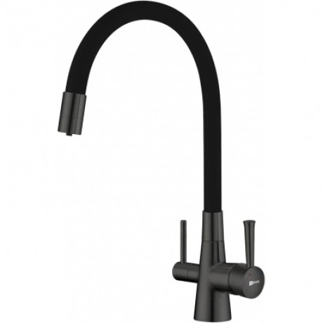 Смеситель Lemark Comfort (LM3075GM) для кухни  с подключением к ...