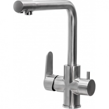 Смеситель для кухни ПСМ-ПРОФСАН PSM-300-22 STEEL с подключением ...