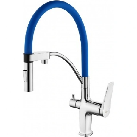 Смеситель для кухни Lemark Comfort (LM3074C-Blue)