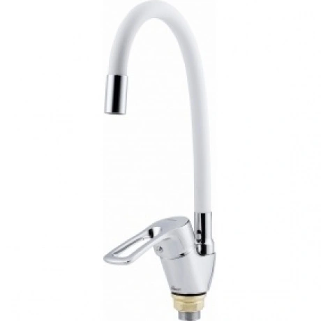 Смеситель для кухни FAUZT FZs-833-W129 гибкий излив тип См-МОЦБА...