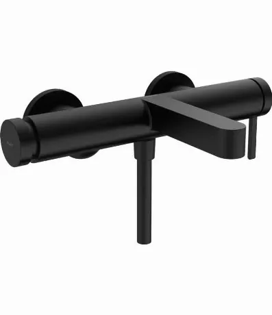 Смеситель для ванны Hansgrohe Finoris 76420670 матовый черный
