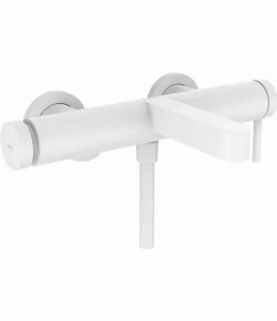 Смеситель для ванны Hansgrohe Finoris 76420700 матовый белый