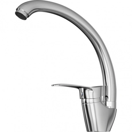 Смеситель для кухни MIXLINE ML03-032 высокий излив боковая ручка...