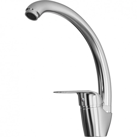 Смеситель для кухни MIXLINE ML05-032 высокий излив боковая ручка...