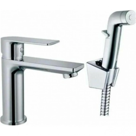 Смеситель для раковины с гигиеническим душем Haiba (HB12505)