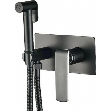 Гигиенический душ со смесителем Haiba черный (HB55548-7)