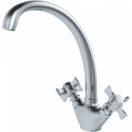 Смеситель для кухни 1/2 кер. MIXLINE ML30-031 "Classic" низкий и...