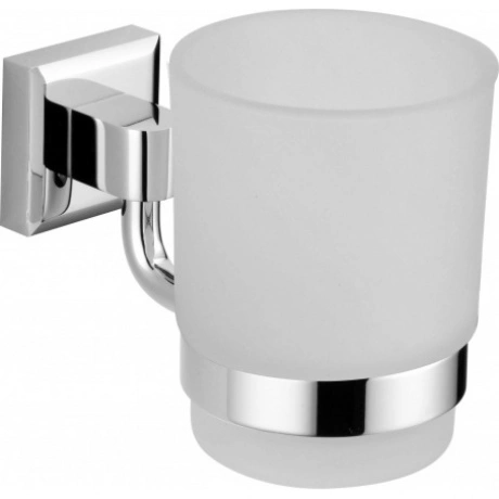 Стакан стеклянный с настенным держателем Savol 95 (S-009558)