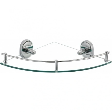 Полка угловая одинарная (стеклянная) Savol 70 (S-007073)