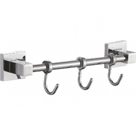 Планка с крючками для полотенец Haiba хром (HB8615-3)