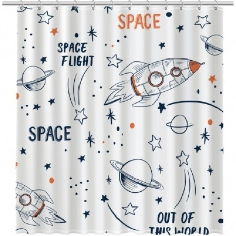 Штора для ванной Fixsen Design  Space (FX-2508)
