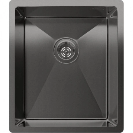 Rivelato Rinox 3844 UN PVD black Мойка нерж.сталь 1 чаша 380*440...