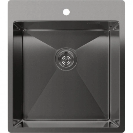 Rivelato Rinox 4450 PVD black Мойка нерж.сталь 1 чаша  440*500*2...