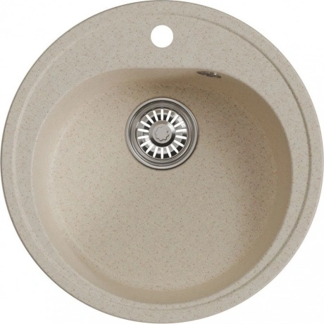 Мойкa MIXLINE круглая бежевая D500мм ML-GM11 (551824)