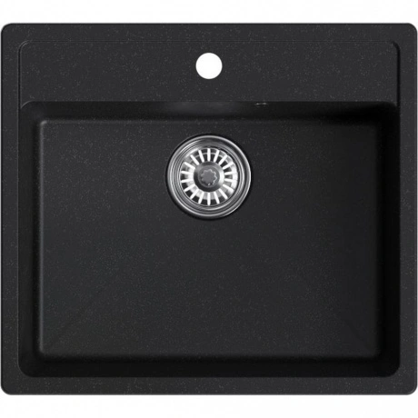 Мойка MIXLINE ML-GM15 ультра-черная (344)  560*500*180мм NEW (55...