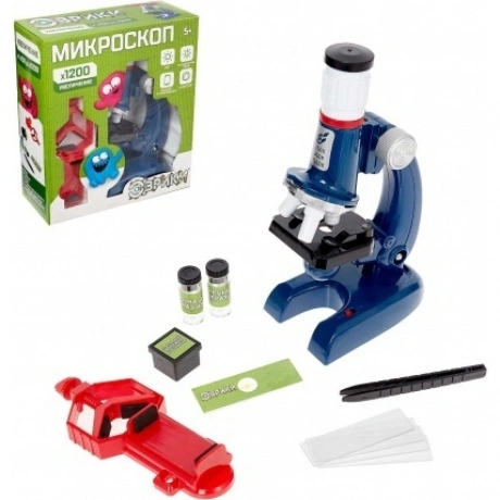 Микроскоп Эврики "Юный исследователь" увеличение х1200 № SL-0297...