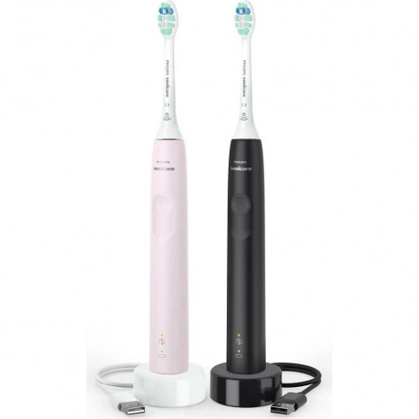 Набор зубных щеток Philips Sonicare HX3675/13 Series 3100 - 2 шт...