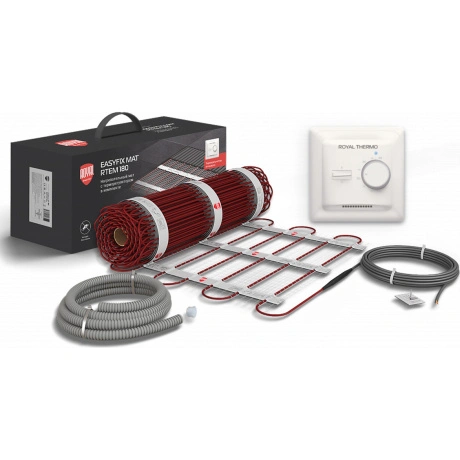Комплект теплого пола Royal Thermo EasyFix Mat RTEM 2-180-3 с те...