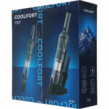Пылесос Автомобильный Coolfort CF-3060 черный 85Вт - фото 14