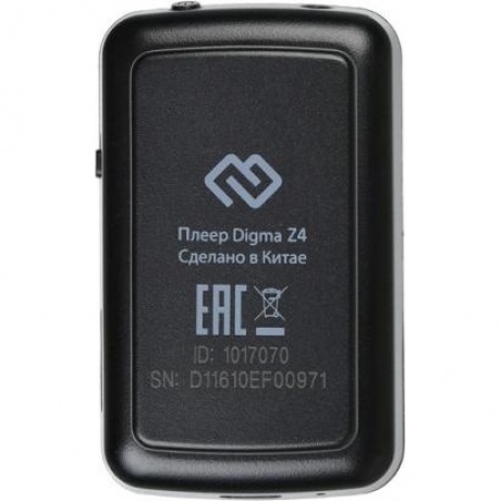 Цифровой плеер Digma Z4 16GB Black - фото 3