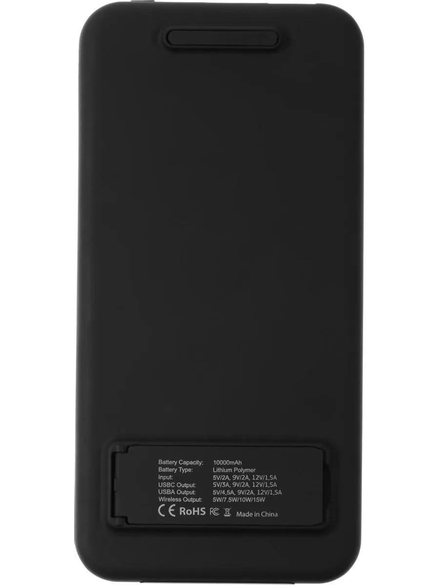 Внешний аккумулятор Cactus CS-PBFSRT-10000,  10000мAч,  черный - фото 2