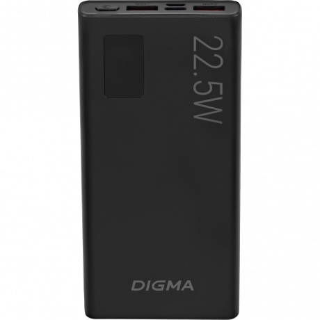 Внешний аккумулятор Digma DGPF10A,  10000мAч,  черный (dgpf10a22pbk) - фото 2