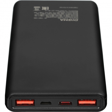 Внешний аккумулятор Digma DGPF10C,  10000мAч,  черный (dgpf10c22pbk) - фото 3