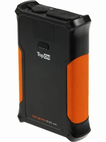 Внешний аккумулятор TOPON TOP-X38PRO,  38000мAч,  черный/оранжев...