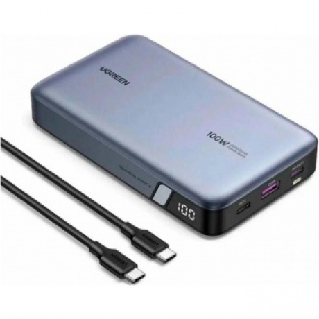 Портативное зарядное устройство Ugreen PB720 Grey (25188) 20000mAh - фото 2