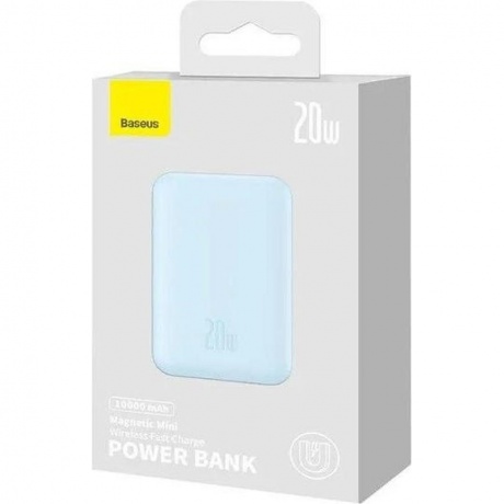Портативное зарядное устройство Baseus PPCXM10 Blue (PPCX110103) - фото 8