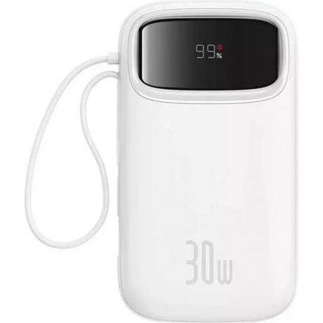 Портативное зарядное устройство Baseus QPow 2 Moon White (P10055...