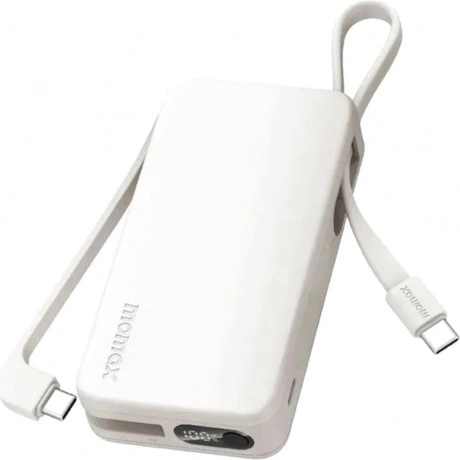 Портативное зарядное устройство Momax IP138 1-Power Vital+ White...