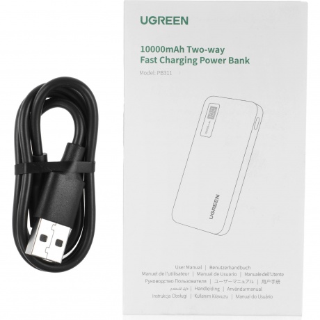 Портативное зарядное устройство Ugreen PB311 Black (25742) - фото 6