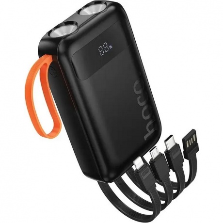 Мобильный аккумулятор Hoco J151 10000mAh 2A черный (53350) - фото 2