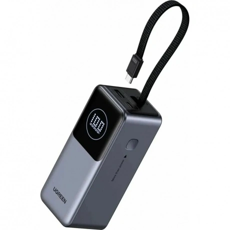 Портативное зарядное устройство Ugreen PB723 Space Gray (55365B)